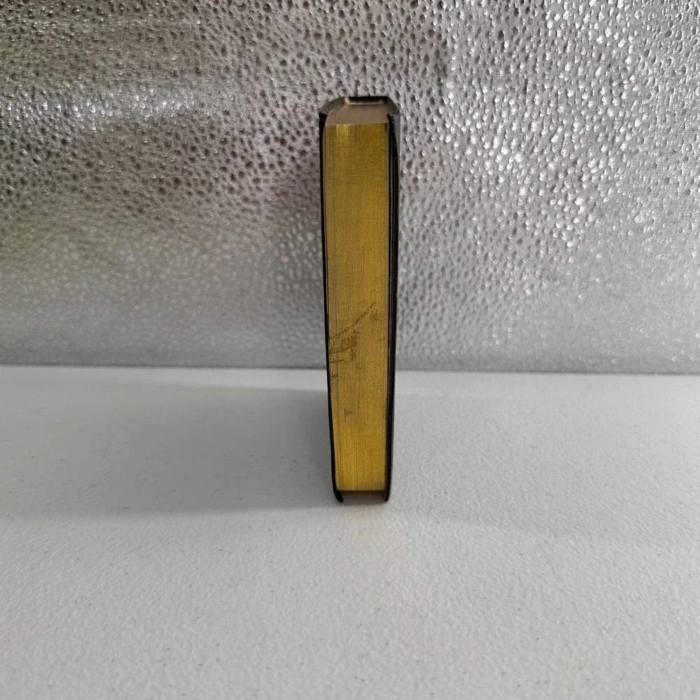 Pocket Size‎ New Testament Holy Bible KJV Black Leather Hardcover Gold Gilded 4